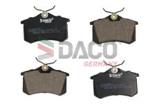Sada brzdových destiček, kotoučová brzda DACO Germany 323947