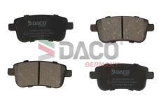 Sada brzdových destiček, kotoučová brzda DACO Germany 323953
