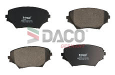 Sada brzdových destiček, kotoučová brzda DACO Germany 324555