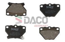 Sada brzdových destiček, kotoučová brzda DACO Germany 324557