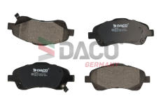 Sada brzdových destiček, kotoučová brzda DACO Germany 324562