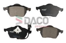 Sada brzdových destiček, kotoučová brzda DACO Germany 324757