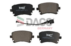 Sada brzdových destiček, kotoučová brzda DACO Germany 324764