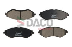 Sada brzdových destiček, kotoučová brzda DACO Germany 325008