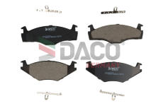 Sada brzdových destiček, kotoučová brzda DACO Germany 329969