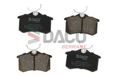 Sada brzdových destiček, kotoučová brzda DACO Germany 329970