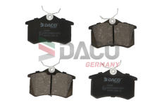 Sada brzdových destiček, kotoučová brzda DACO Germany 329986
