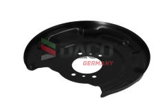 Ochranný plech proti rozstřikování, brzdový kotouč DACO Germany 611304
