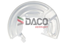 Ochranný plech proti rozstřikování, brzdový kotouč DACO Germany 613009