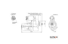 Startér KUTNAK AUTOMOTIVE 720177/M