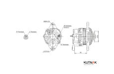 generátor KUTNAK AUTOMOTIVE 720280/M