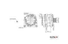generátor KUTNAK AUTOMOTIVE 720923/M
