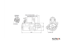 Startér KUTNAK AUTOMOTIVE 720931/M