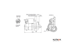 Startér KUTNAK AUTOMOTIVE 720932/M