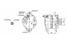 generátor KUTNAK AUTOMOTIVE 721229/M