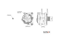 generátor KUTNAK AUTOMOTIVE 721418/M