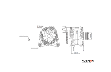 generátor KUTNAK AUTOMOTIVE 721488/M