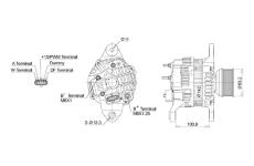 generátor KUTNAK AUTOMOTIVE 721820/M