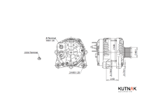 generátor KUTNAK AUTOMOTIVE 721901/M