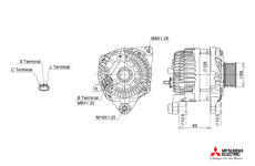 generátor KUTNAK AUTOMOTIVE 722401/M