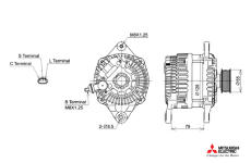 generátor KUTNAK AUTOMOTIVE 722464/M