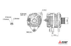 generátor KUTNAK AUTOMOTIVE 722492/M