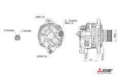 generátor KUTNAK AUTOMOTIVE 722564/M