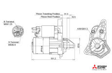 Startér KUTNAK AUTOMOTIVE 722584/M