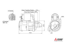 Startér KUTNAK AUTOMOTIVE 722593/M