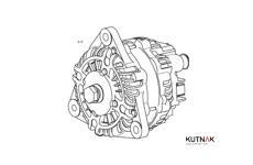 generátor KUTNAK AUTOMOTIVE 723016/M