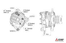 generátor KUTNAK AUTOMOTIVE 723418/M