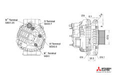 generátor KUTNAK AUTOMOTIVE 723419/M