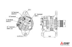 generátor KUTNAK AUTOMOTIVE 723515/M