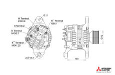 generátor KUTNAK AUTOMOTIVE 723516/M