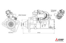 Startér KUTNAK AUTOMOTIVE 723543/M