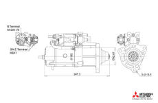 Startér KUTNAK AUTOMOTIVE 723545/M