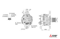 generátor KUTNAK AUTOMOTIVE 723772/M