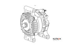 generátor KUTNAK AUTOMOTIVE 724185/M