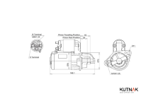 Startér KUTNAK AUTOMOTIVE 724765/M