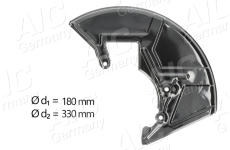 Ochranný plech proti rozstřikování, brzdový kotouč AIC 56147