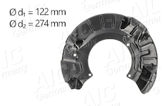 Ochranný plech proti rozstřikování, brzdový kotouč AIC 57128