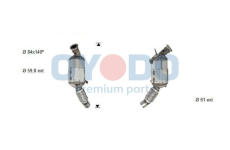 Filtr pevnych castic, vyfukovy system Oyodo 20N0060-OYO