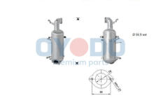 Filtr pevnych castic, vyfukovy system Oyodo 20N0143-OYO