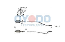 Filtr pevnych castic, vyfukovy system Oyodo 20N0043-OYO