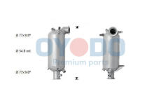 Filtr pevnych castic, vyfukovy system Oyodo 20N0041-OYO