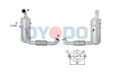 Filtr pevnych castic, vyfukovy system Oyodo 20N0057-OYO