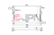 Chladič, chlazení motoru JPN 60C9011-JPN