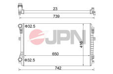 Chladič, chlazení motoru JPN 60C9069-JPN