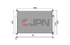 Kondenzátor klimatizácie JPN 60C9130-JPN