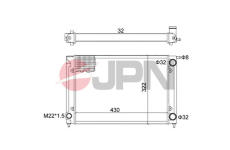 Chladič motora JPN 60C9055-JPN